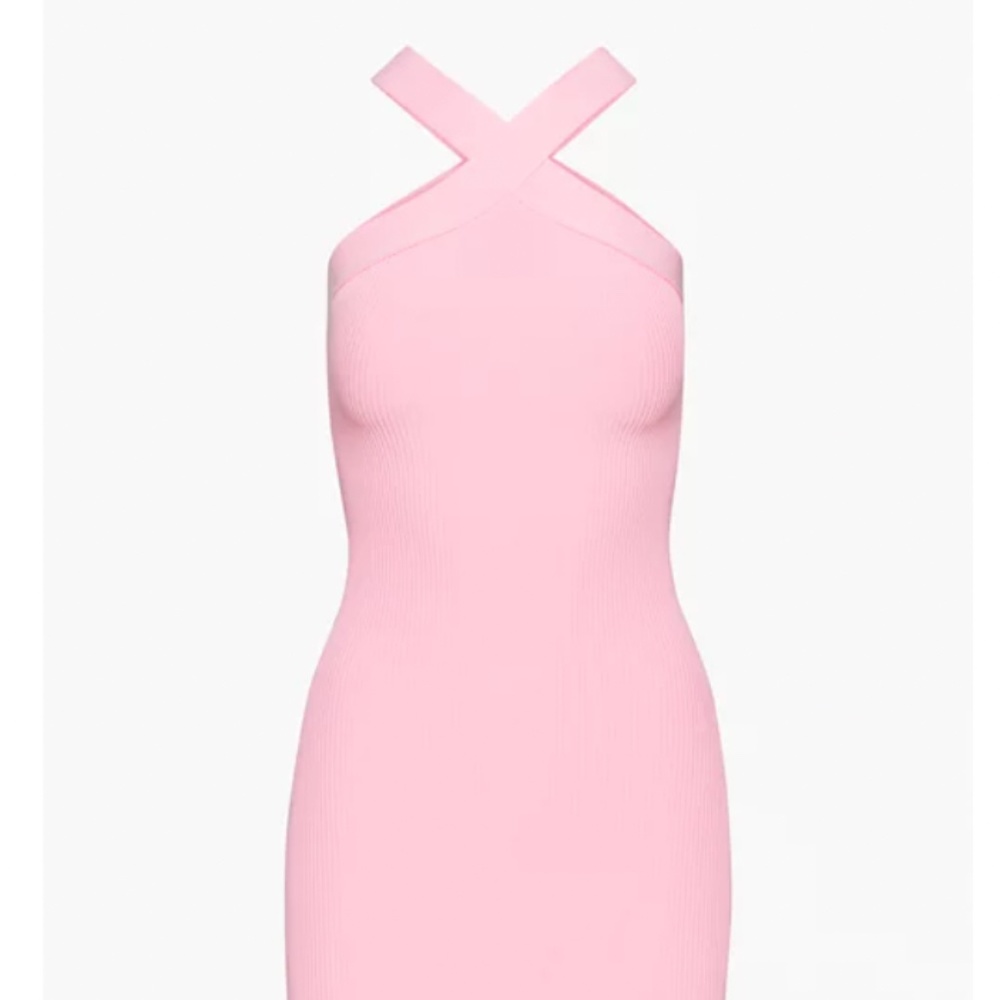 Babaton Sculpt Knit Criss Cross Dress - Small